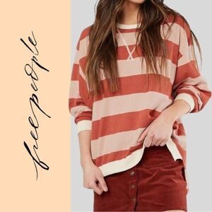 Free People Surfin on Your‎ Stripes Women’s Sweater